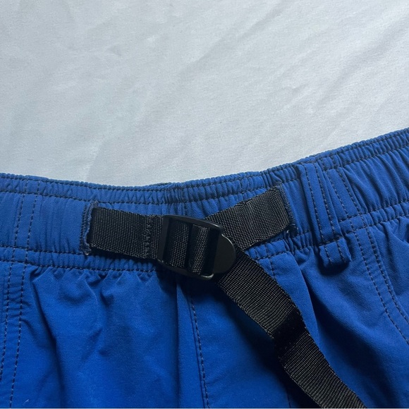 WITHOUT WALLS blue nylon belted athletic shorts - Picture 7 of 9